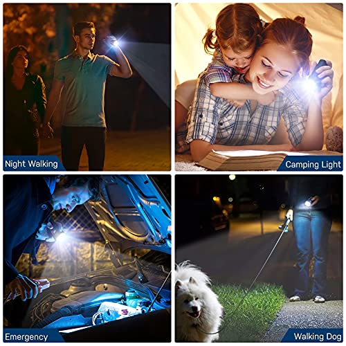 Eclairage Velo a LED Puissant, Super Lumineux 2000LM Lampe Velo de Montagne Avant et Arrière Kit, 4 Feux Avant de Lampe Vélo à LED, IP65 Etanche, USB Rechargeable 6 Modes D'éclairage Arrière Rouge - Image 7