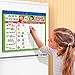 Behavior Reward Chart System - Pad with 26 Chore Charts for Kids, 2800 Stickers to Motivate Responsibility & Good Habits