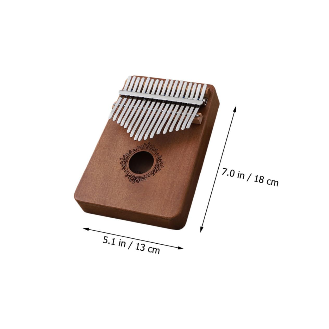 VICASKY Learn to Play Music This 17-tone Wooden Finger Piano Perfect for All Skill Levels