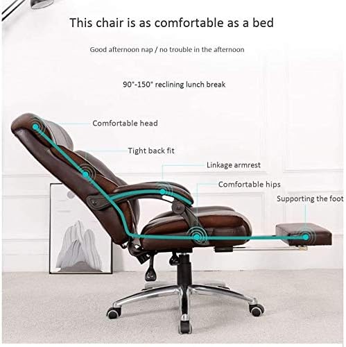 Miniatura 3 de Tecnología de movimiento ergonómica de oficina ejecutiva, silla de escritorio ajustable con respaldo medio con soporte lumbar