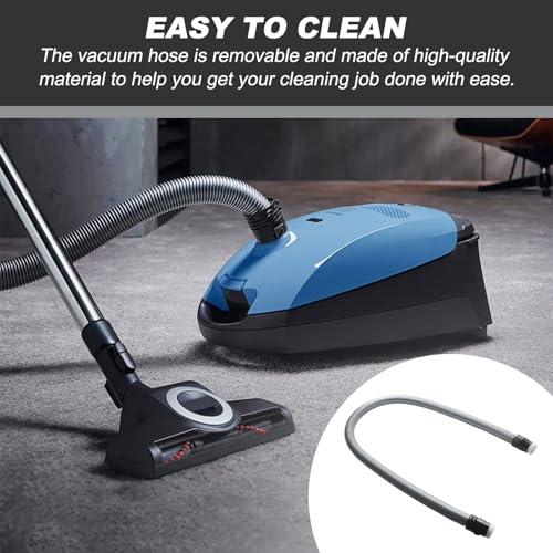 Image of Compatible with Miele Vacuum Cleaner Miele Classic C1 Suction Hose - 07736191 Pipe Grey 1.6m