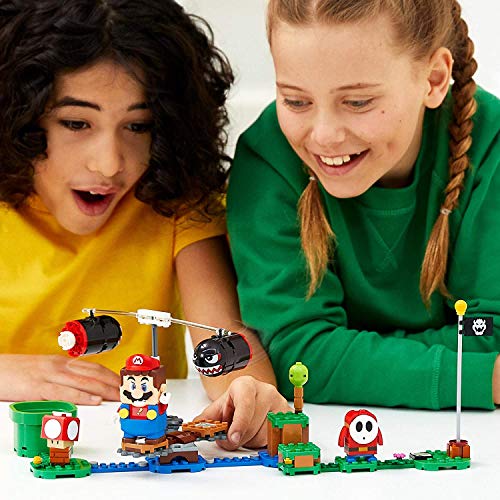 Super Mario Boomer Bill Barrage Expansion Set 71366 Building Kit; Toy for Kids to Add to Their Super Mario Adventures with Mario Starter Course (71360) Playset, New 2020 (132 Pieces) - Lego - Immagine 5
