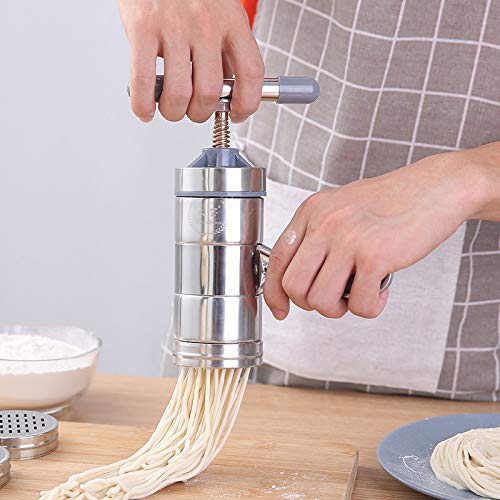 Amazon | ステンレス鋼製手動式製麺機 家庭用商業用両用 回転式