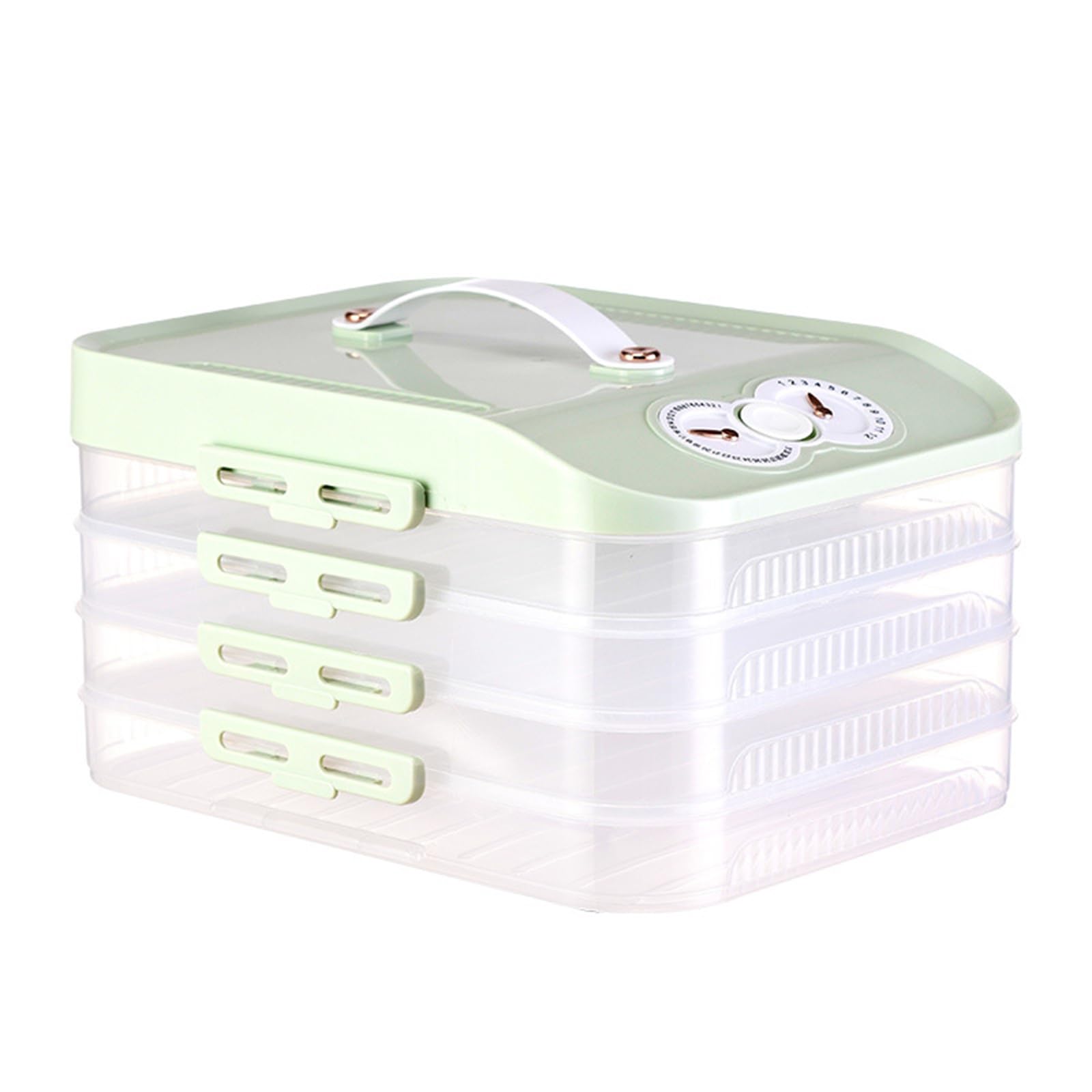 Xjdzineq Functional Multi Layer Refrigerator Storage Solution Fridge Storage Container for Students and Busy Professionals Dormitory Fridge Organizers