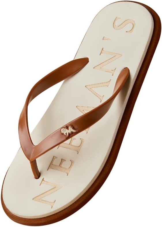 Neeman's Eco Classic Slippers for Men | Lightweight & Comfortable Flip Flops | Anti-Skid Rubber Sole | Soft Daily Slippers for Men | Durable, Flexible & Stylish Casual Wear