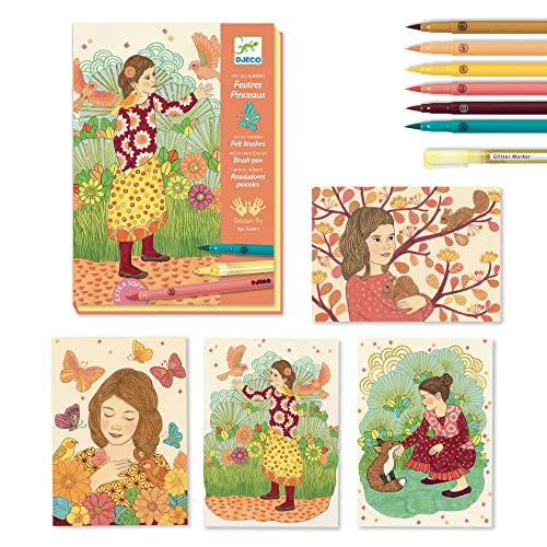 DJECO-pour Les Enfants Plus âgés-Embouts en Feutre, DJ08650, Mixte