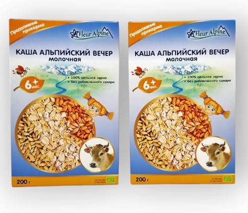 Organic Corn FLEUR ALPINE Baby Food Organic Oat Baby Cereal Pack