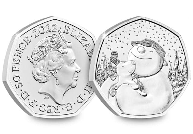 The Snowman and The Snowdog 2022 Brilliant Uncirculated 50p Coin - Image 4