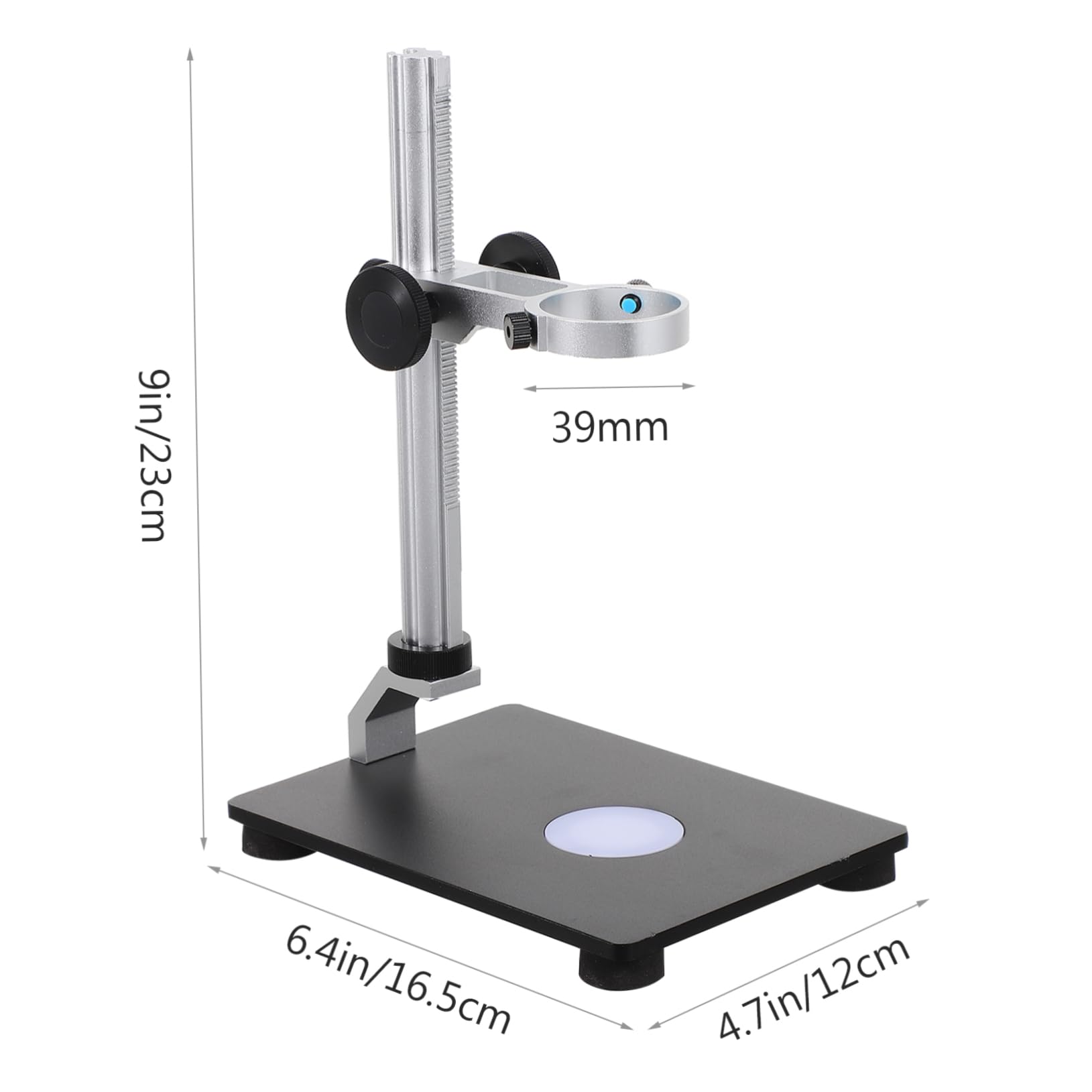 CAXUSD 1pc Microscope Lifting Stand with Articulating Base Sturdy Camera Holder for Microscope Platform Moving