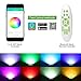 LE iLUX Smart LED Flood Light, Outdoor Plug in, 30W RGB, Dimmable, IP65 Waterproof, Bluetooth Remote Control for , Color Changing with Music, Floodlight for Home, Garden, Balcony, Tree, Pack of 3