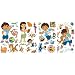 Blue Mountain Wallcoverings GAPP1827 Go Diego Go Self-Stick Wall Appliqué