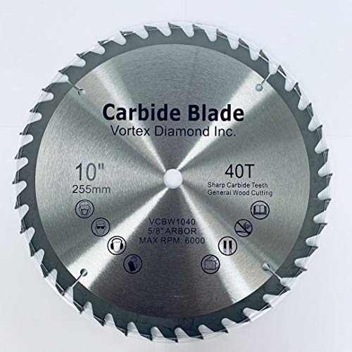 Alskar Diamond Wsb 10 Inch 40 Teeth Tct General Purpose Hard & Soft Wood Cutting Circular Saw Blade (10 Inch 40 Teeth) #TOP1