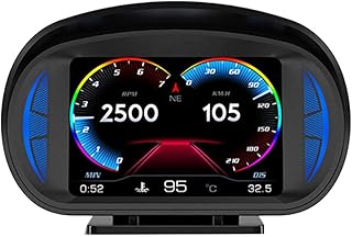 HUD OBD2 GPS Head-Up Display Head-Up Display Speedometer Speedometer Slope Meter Function Meter Head-Up Display Plastic