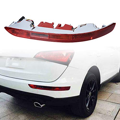 Anzios Oe Replacement For 2009-2016 Audi Q5 Rear Bumper Brake Stop Light Tail Lamp Reflector Reverse Stop Taillight Red Lens, Right Pasenger Side #TOP5