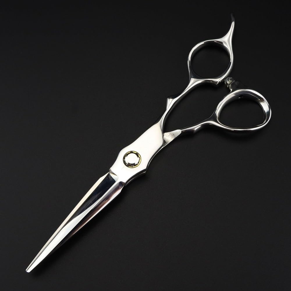 ヘアカットシザー、6インチプロフェッショナルJP440Cシルバーベアリングヘアシザーヘアカット間伐理髪ヘアカットシザー美容師シザー、