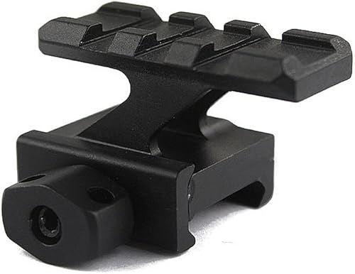 Higoo® - Mini soporte elevador en ángulo de 45 grados con riel Picatinny para mini miras micro de punto rojo