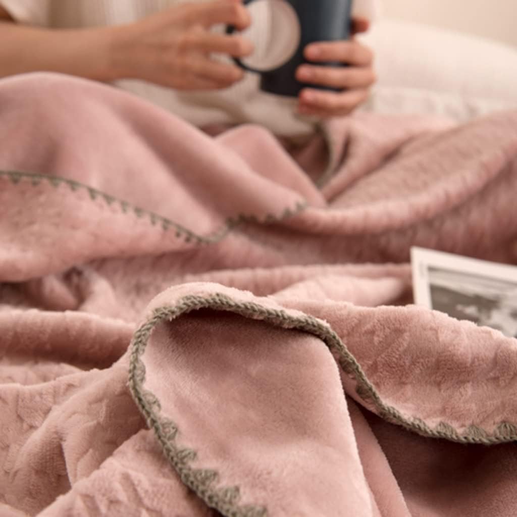 Blanket Girls Dormitory Coral Blanket Office Nap Sofa Blanket (Color : A, Size : 150X200cm) (A 150X200cm)