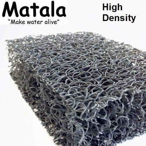 Custom Pro Gray Matala Filter Mat 10 in. x 24 in. Super High Density Fine Rigid Filtration Pad for Ponds, Water Gardens, Aquaculture, Hydroponics, Aquariums