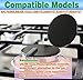 CDDCWZ（Upgraded) 4.4-inch Gas Range Surface Burner Cap Range Large Surface Burner Cap Replacement Part Fit for AP3792968 PS954107 WB28K10222 WB29K10222 (2Pcs)