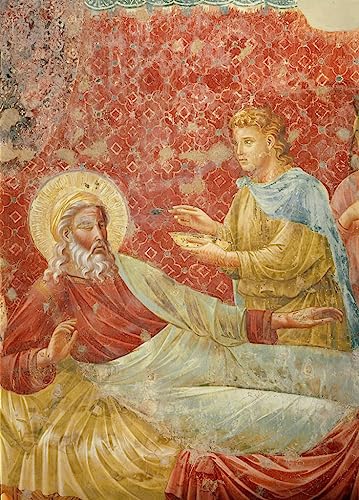 Toile Isaac rejette Esaü par Giotto Di Bondone - Affiche peinture murale abstraite salon 60x90cm