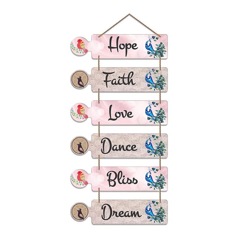 Image of Wall Art Wooden Wall Hanger for Living room|Bedroom | Home Decor (Sky)