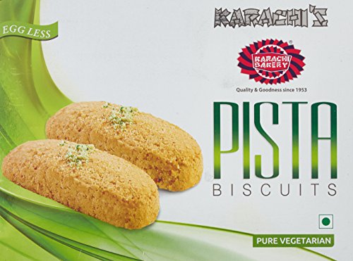 Image of Karachi Bakery Osmania Biscuits, 400g & Karachi Bakery Biscuits - Green Pista, 400g