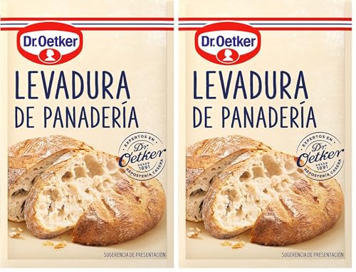 DR. OETKER - Levadura de Panadería 35 g, Levadura Seca o Liofilizada para Recetas Saladas, Caja con 5 Sobres de 7g, Resultado Esponjoso, Fácil de Usar (Paquete de 2)
