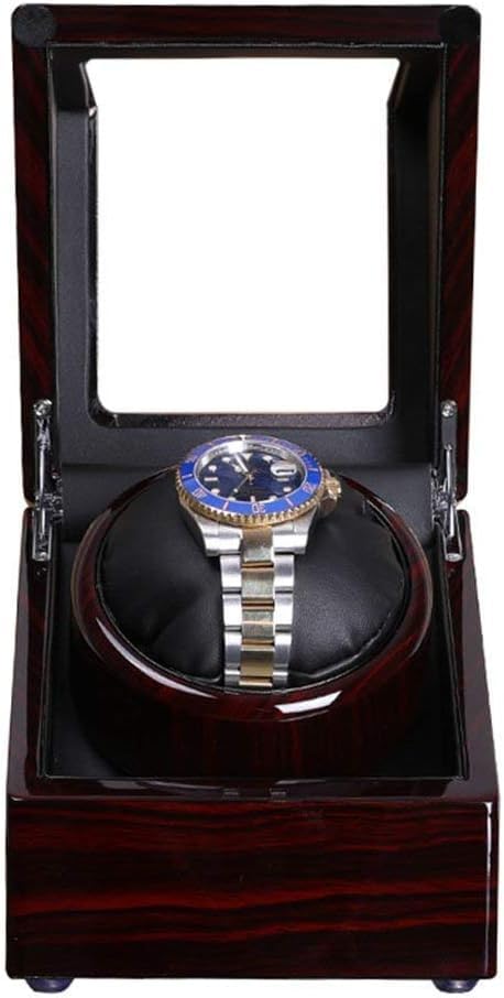 FENOKD Automatic Watch Winder Watch Winder Shake Table Device Shaker Anti-Magnetic Mute Jewelry Gift Packaging Sandalwood Piano Paint Mechanical Watch Automa