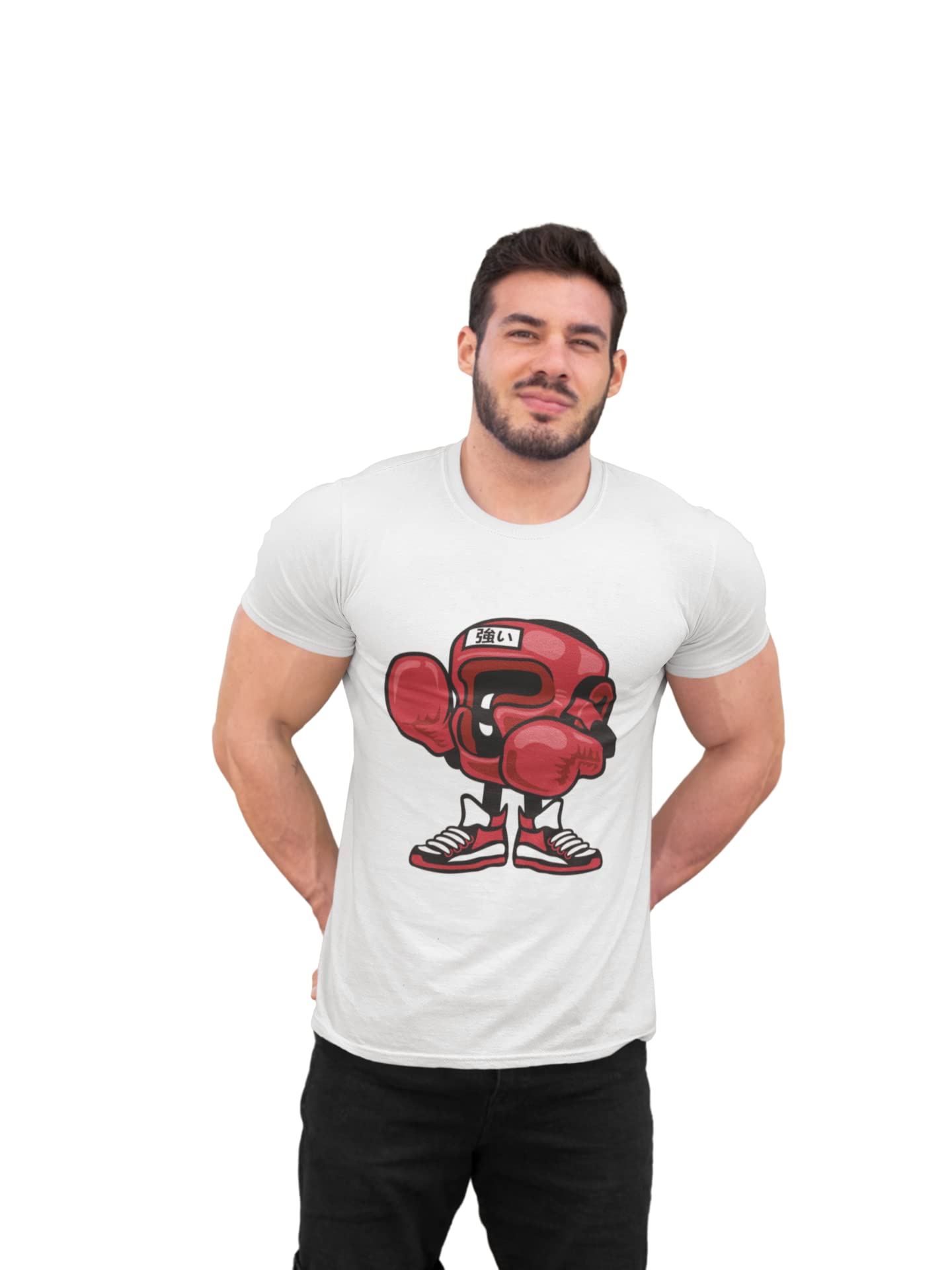 ViShubhBoxing Glove Boxing- Printed Tees for Men - Super Comfy - Designed for Fun and Creative Atmosphere Around - 8