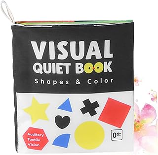 Toyvian 1 Peça Livro De Pano De Visão Estéreo Brinquedos Para 6 Meses Brinquedos Infantis Para Bebês Brinquedos Para Bebês Brinquedos Educativos Livro De Pano De Bebê Livro De Tecido