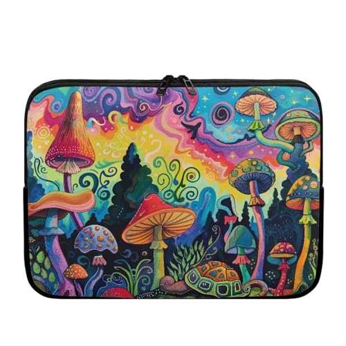 Funda para Laptop con diseño de Rainbow Mushroom Forest miniatura 1