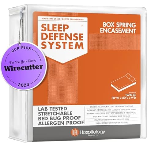 HOSPITOLOGY PRODUCTS Box Spring Encasement - Twin XL Cover