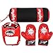 Tbest Kids Boxing Bag, Kids Hanging Fight Training Boxing Sandbag Gloves Helmet Children Punching Bag Set de Regalo para niños o niñas