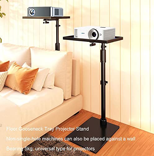 Soporte para proyector ajustable en altura con base estable de suelo 3
