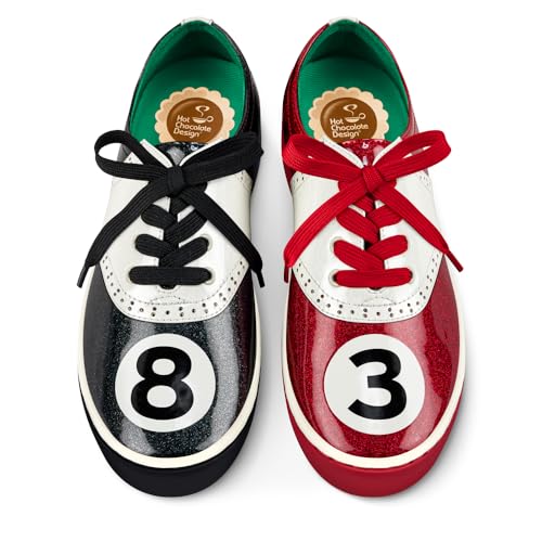 Image of Hot Chocolate Design All-Day Women's Lace-Up Sneakers | Canvas Upper, Cushioned Footbed with Arch Support, Flexible Rubber Outsole, Vegan Construction, Casual Everyday Sneakers