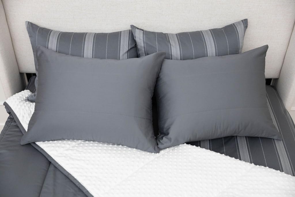 Beddy’s All in One Bed in a Bag Zipper Bedding Set, Bottom Sheet, Cuddle Blanket, Comforter, Pillowcase(s) & Sham(s), Minky Interior Sheets with Comforter, Zip Bedding for Dorms, Bunks, Kids & Adults