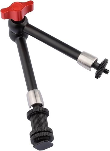 Miniatura 4 de CAMVATE Brazo mágico de fricción articulado ajustable de 11 pulgadas compatible con monitor LCD, plataforma de cámara DSLR, luces LED, luz de flash