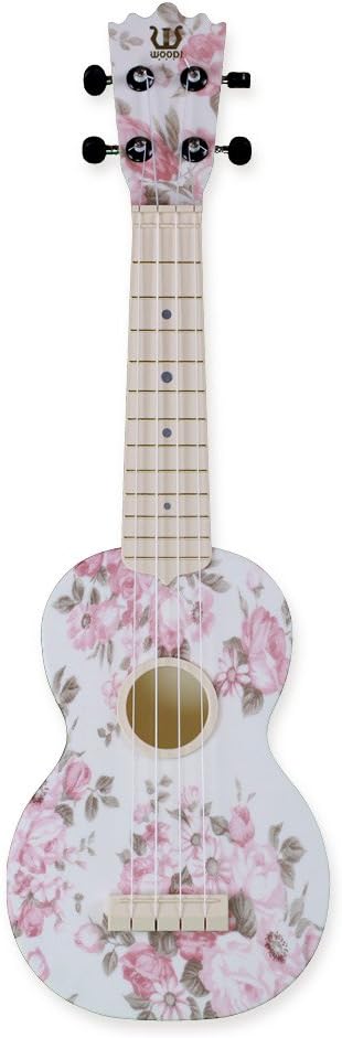 Woodi USA Soprano 21" Ukulele Pattern 2 WU-21F2(WH)