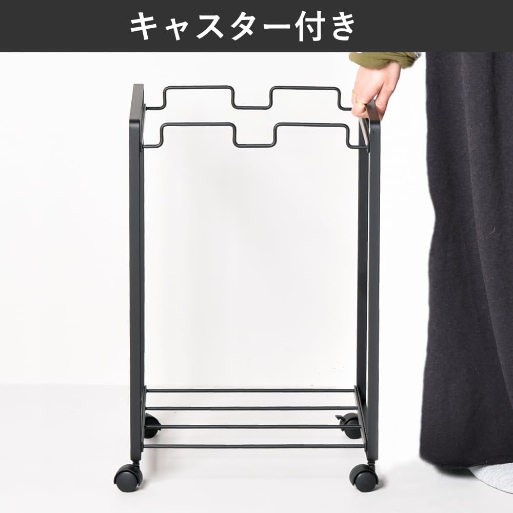 タワー分別ダストワゴンの別角度