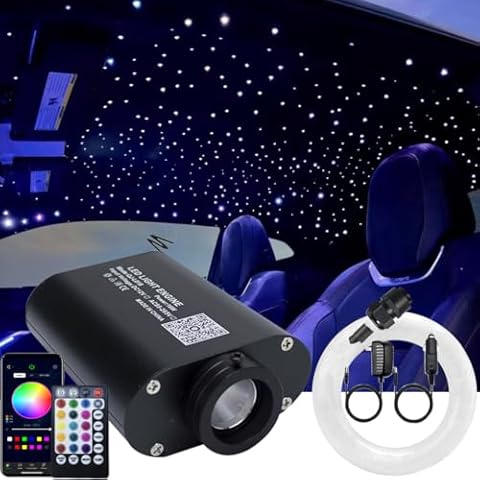 AZIMOM LED Fiber Optic Light Kit Cover