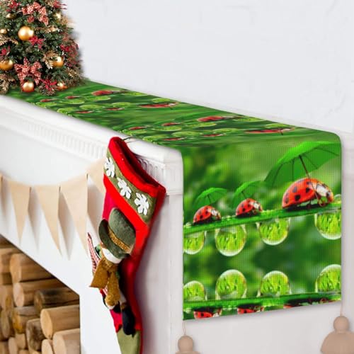 Chemin de table avec pompons pour sublimer une table triste, décoration macramé festive - 7