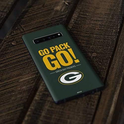 Skinit Decal Phone Skin Compatible with Samsung Galaxy S10 - Officially Licensed NFL Green Bay Packers Team Motto Design