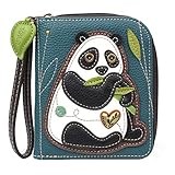 Chala Panda Zip-Around Wallet/Wristlet