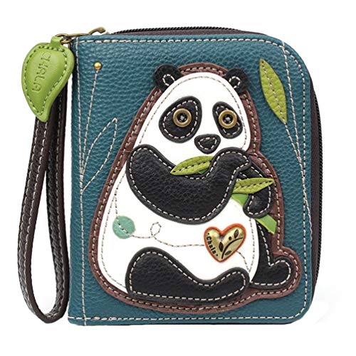 Chala Panda Zip-Around Wallet/Wristlet