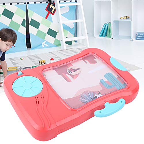 Console de jogos durável de plástico para crianças, console de videogame portátil, jogos de desafios