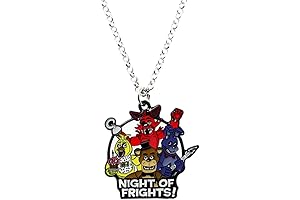 Celebrate Friendship with the FNAF Sun & Moon Necklace: A Radiant Symbol...