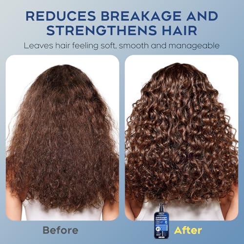 Image of Deep Moisturizing & Folliculitis Conditioner: With Mint & Tea Tree Oil | Hydrates Dry Hair, Strengthens & Repairs Damaged, Brittle Hair, Boosts Shine, Sulfate-Free, for All Hair Types - 10.14 fl.oz
