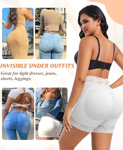 Image of DERCA Butt Enhancer Hip Pads Lace Padded Boyshorts