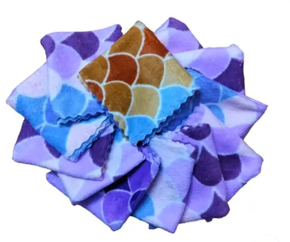 Women Handkerchief Soft Cotton Fabric Everyday Use Absorbent Pocket Friendly Lightweight Comfort Durable Daily Essential Stylish Utility Pack of 12-image-43