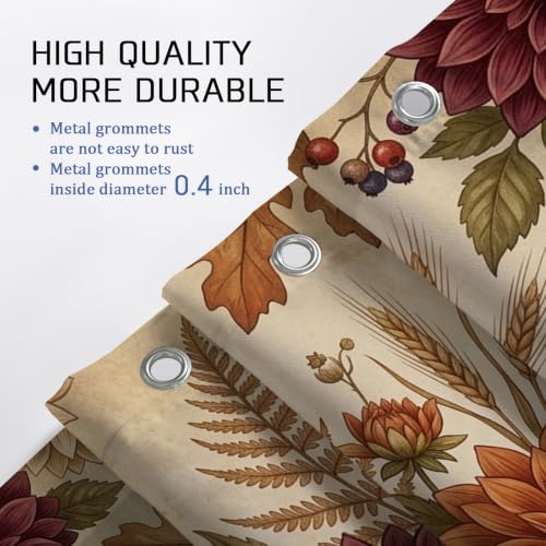 Ensemble rideau de douche haut de gamme dahlia orange 183 cm - 6